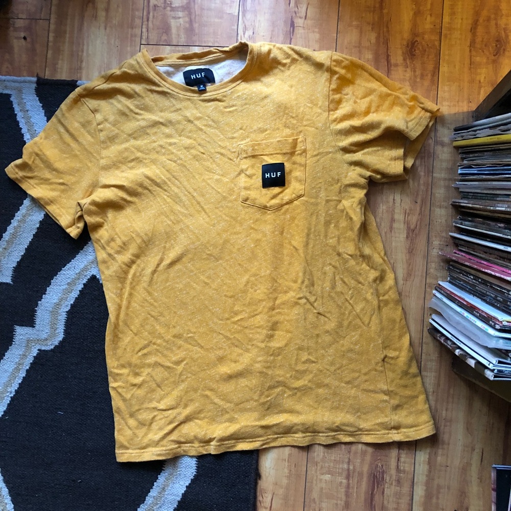 Golden Yellow HUF Pocket T-Shirt - Men’s